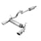 Afe 409 Stainless Steel, With Mufflers, 2.5 Inch Pipe Diameter, Single Exhaust With Dual Split Rear Exit 49-48066-P - alternate 1